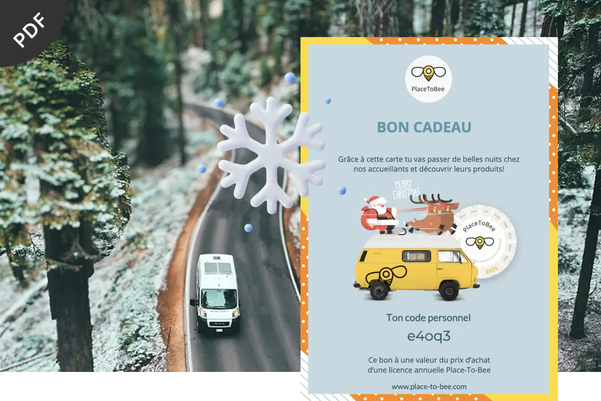 Bon cadeau Licence annuelle spécial Noël